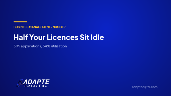 Half Your Licences Sit Idle — Adapte Dijital cover image