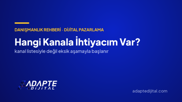 Hangi Kanala İhtiyacım Var? — Adapte Dijital kapak görseli