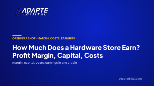 How Much Does a Hardware Store Earn? Profit Margin, Capital, Costs — Adapte Dijital cover image