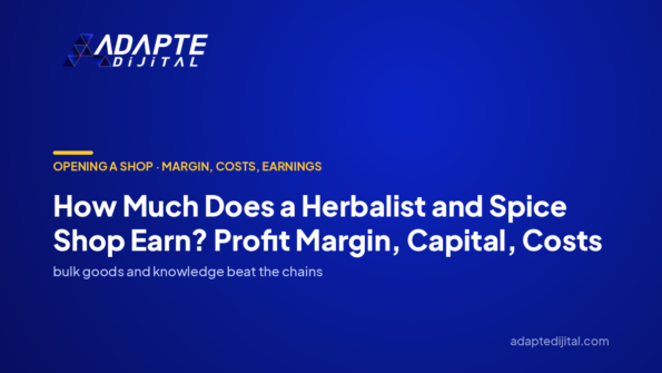 How Much Does a Herbalist and Spice Shop Earn? Profit Margin, Capital, Costs — Adapte Dijital cover image