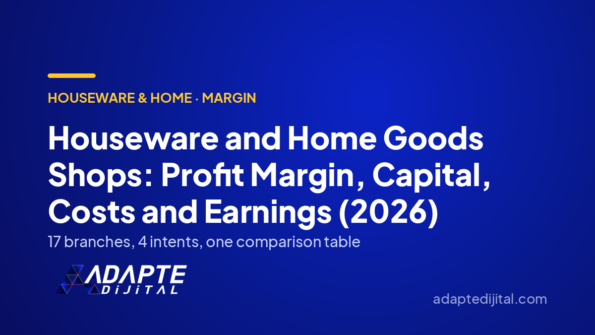 Houseware and Home Goods Shops: Profit Margin, Capital, Costs and Earnings (2026) — Adapte Dijital cover image