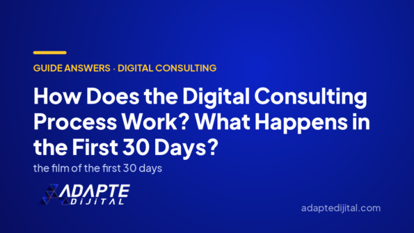 How Does the Digital Consulting Process Work? What Happens in the First 30 Days? — Adapte Dijital cover image
