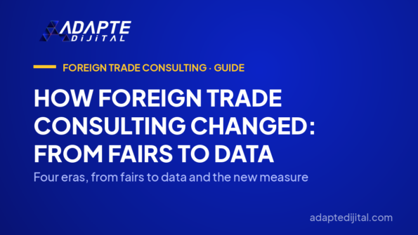 How Foreign Trade Consulting Changed: From Fairs to Data — Four eras, from fairs to data and the new measure