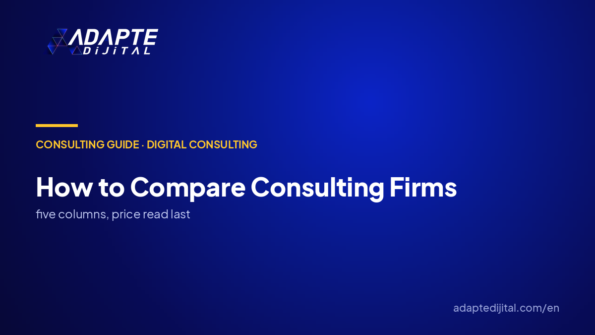 How do I compare three digital consulting firms fairly?