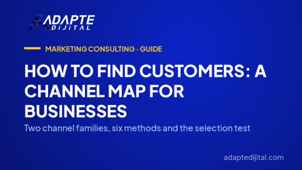 How to Find Customers: A Channel Map for Businesses — Two channel families, six methods and the selection test