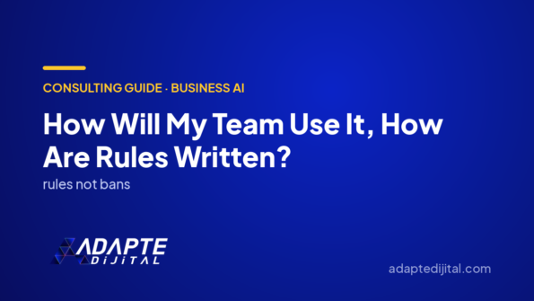 How Will My Team Use It, How Are Rules Written? — Adapte Dijital cover image