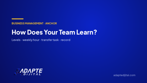 How Does Your Team Learn? — Adapte Dijital cover image