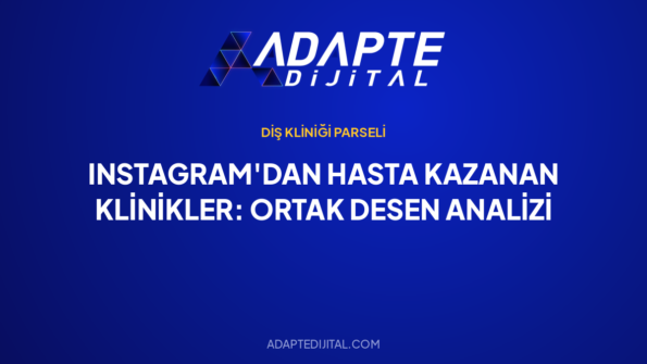 Instagram'dan Hasta Kazanan Klinikler: Ortak Desen Analizi — Adapte Dijital kapak görseli