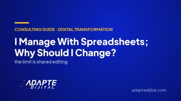 I Manage With Spreadsheets; Why Should I Change? — Adapte Dijital cover image