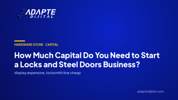 How Much Capital Do You Need to Start a Locks and Steel Doors Business? — Adapte Dijital cover image