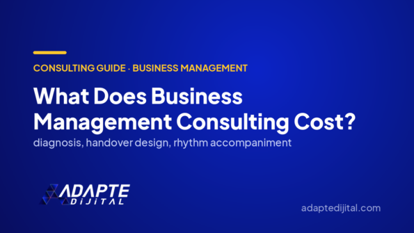 What Does Business Management Consulting Cost? — Adapte Dijital cover image
