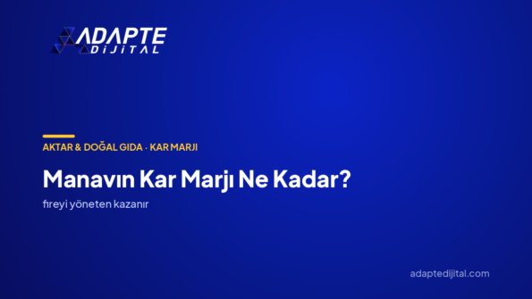 Manavın Kar Marjı Ne Kadar? — Adapte Dijital kapak görseli