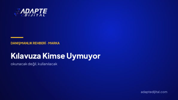 Marka kılavuzuna kimse uymuyor