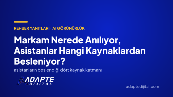 Markam Nerede Anılıyor, Asistanlar Hangi Kaynaklardan Besleniyor? — Adapte Dijital kapak görseli