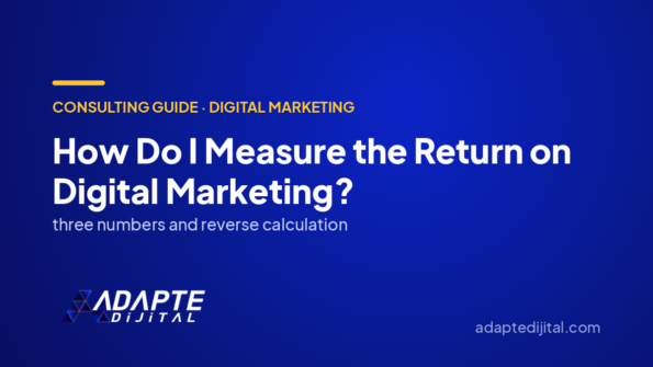 How Do I Measure the Return on Digital Marketing? — Adapte Dijital cover image
