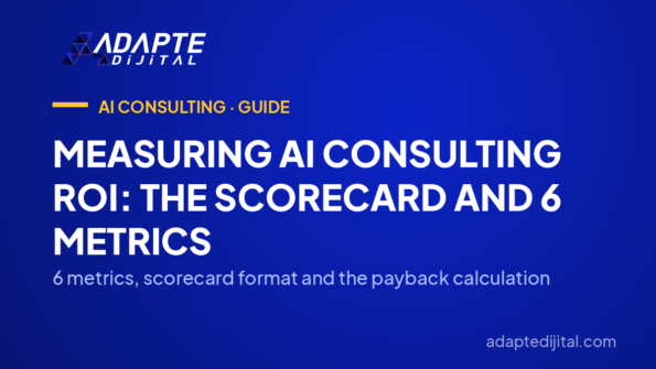 Measuring AI Consulting ROI: The Scorecard and 6 Metrics — 6 metrics, scorecard format and the payback calculation