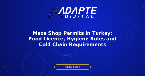 Meze Shop Permits in Turkey: Food Licence, Hygiene Rules and Cold Chain Requirements — Adapte Dijital kapak görseli