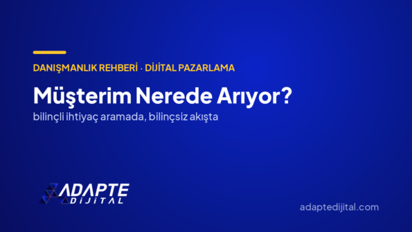 Müşterim Nerede Arıyor? — Adapte Dijital kapak görseli
