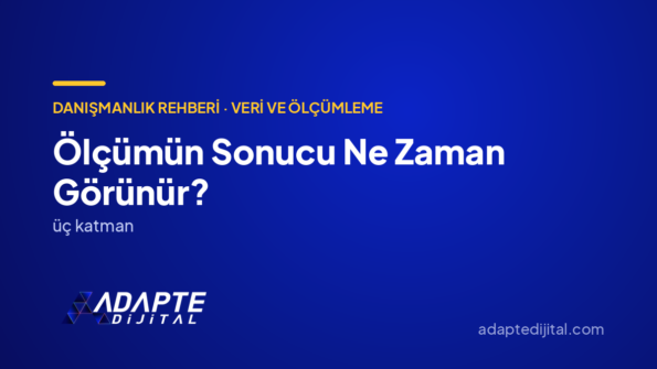 Ölçümün Sonucu Ne Zaman Görünür? — Adapte Dijital kapak görseli