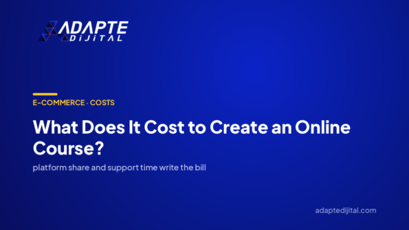 What Does It Cost to Create an Online Course? — Adapte Dijital cover image
