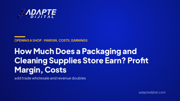 How Much Does a Packaging and Cleaning Supplies Store Earn? Profit Margin, Costs — Adapte Dijital cover image