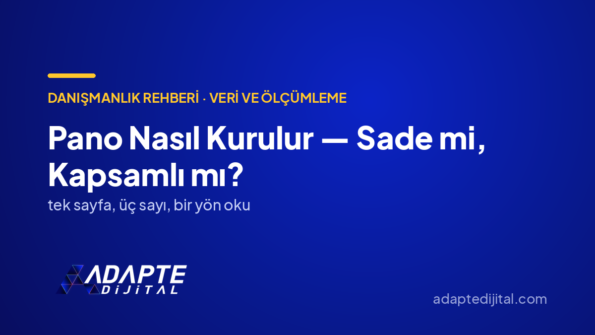 Pano Nasıl Kurulur — Sade mi, Kapsamlı mı? — Adapte Dijital kapak görseli