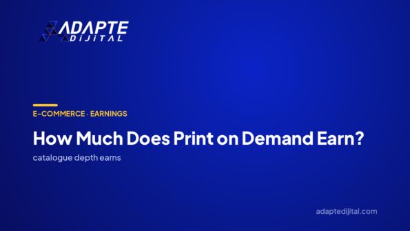 How Much Does Print on Demand Earn? — Adapte Dijital cover image