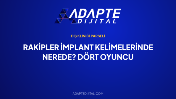 Rakipler İmplant Kelimelerinde Nerede? Dört Oyuncu — Adapte Dijital kapak görseli