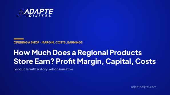How Much Does a Regional Products Store Earn? Profit Margin, Capital, Costs — Adapte Dijital cover image