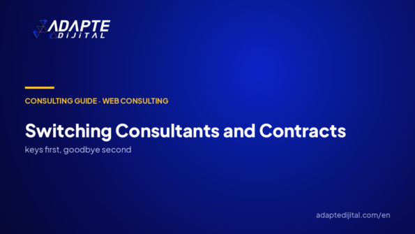 Switching Consultants: Contracts and a Safe Handover