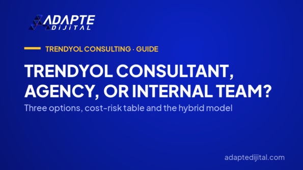 Trendyol Consultant, Agency, or Internal Team? — Three options, cost-risk table and the hybrid model