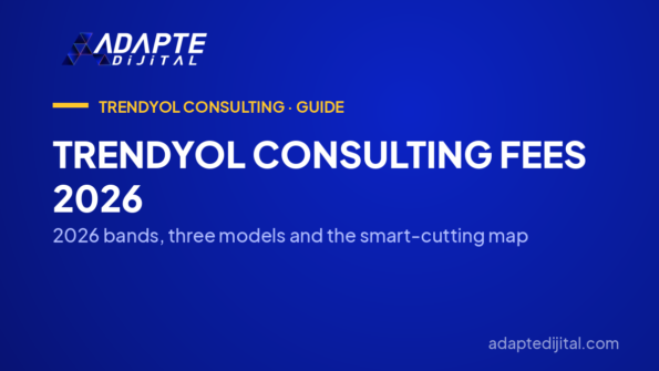 Trendyol Consulting Fees 2026 — 2026 bands, three models and the smart-cutting map