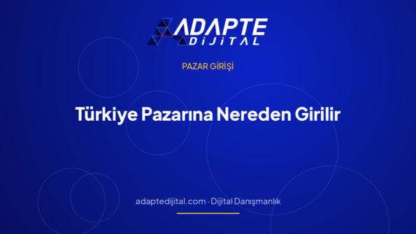 Türkiye Pazarına Nereden Girilir? Bölge ve Kanal Kararı — Adapte Dijital kapak görseli
