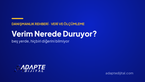 Verim Nerede Duruyor? — Adapte Dijital kapak görseli