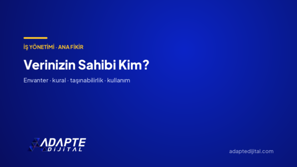 Verinizin Sahibi Kim? — Adapte Dijital kapak görseli
