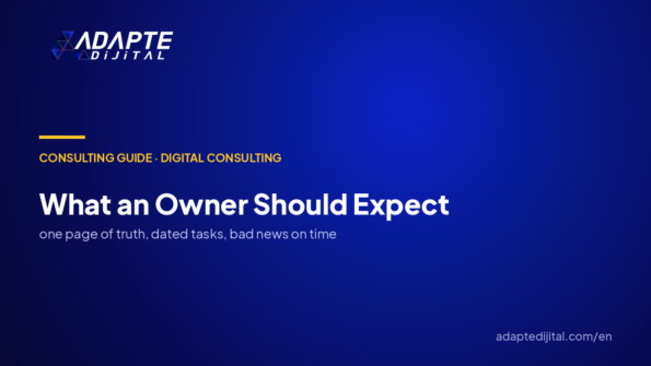As the owner, what should I expect from a digital consultant?