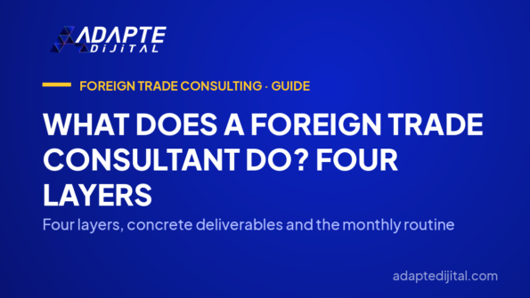 What Does a Foreign Trade Consultant Do? Four Layers — Four layers, concrete deliverables and the monthly routine