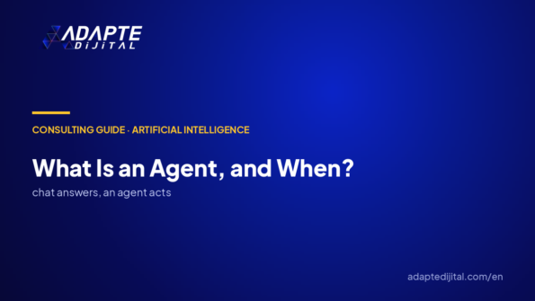 What is an AI agent, and when is one built?