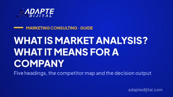 What Is Market Analysis? What It Means for a Company — Five headings, the competitor map and the decision output