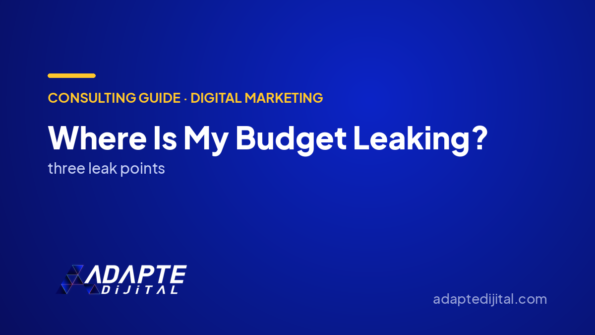 Where Is My Budget Leaking? — Adapte Dijital cover image