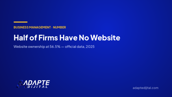 Half of Firms Have No Website — Adapte Dijital cover image
