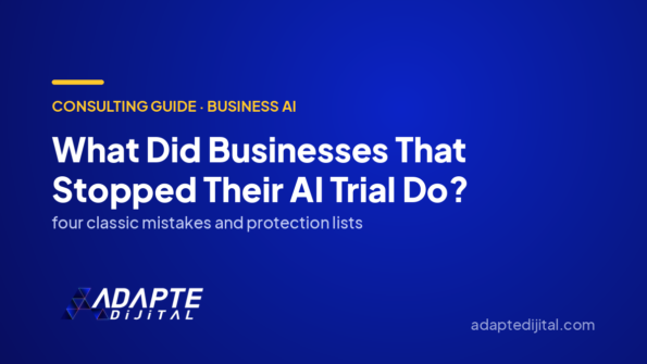What Did Businesses That Stopped Their AI Trial Do? — Adapte Dijital cover image