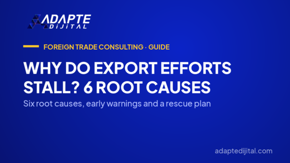 Why Do Export Efforts Stall? 6 Root Causes — Six root causes, early warnings and a rescue plan
