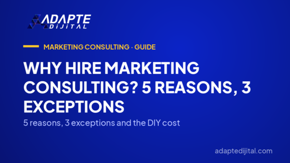 Why Hire Marketing Consulting? 5 Reasons, 3 Exceptions — 5 reasons, 3 exceptions and the DIY cost