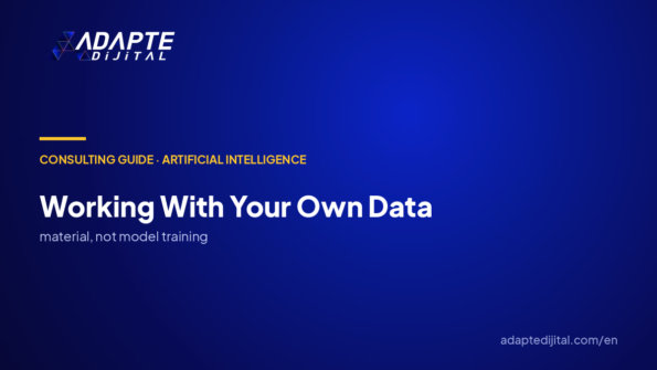 How do I make AI work with my own data?