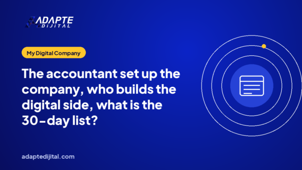 The accountant set up the company, who builds the digital side, what is the 30-day list?