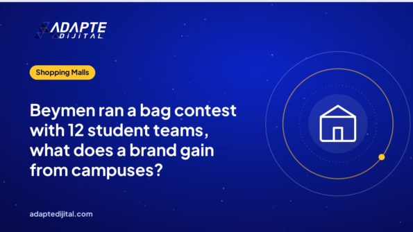 Beymen ran a bag contest with 12 student teams, what does a brand gain from campuses?