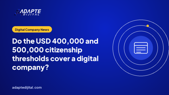 Do the USD 400,000 and 500,000 citizenship thresholds cover a digital company?