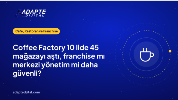 Coffee Factory 10 ilde 45 mağazayı aştı, franchise mı merkezi yönetim mi daha güvenli?