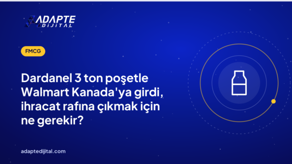 Dardanel 3 ton poşetle Walmart Kanada'ya girdi, ihracat rafına çıkmak için ne gerekir?